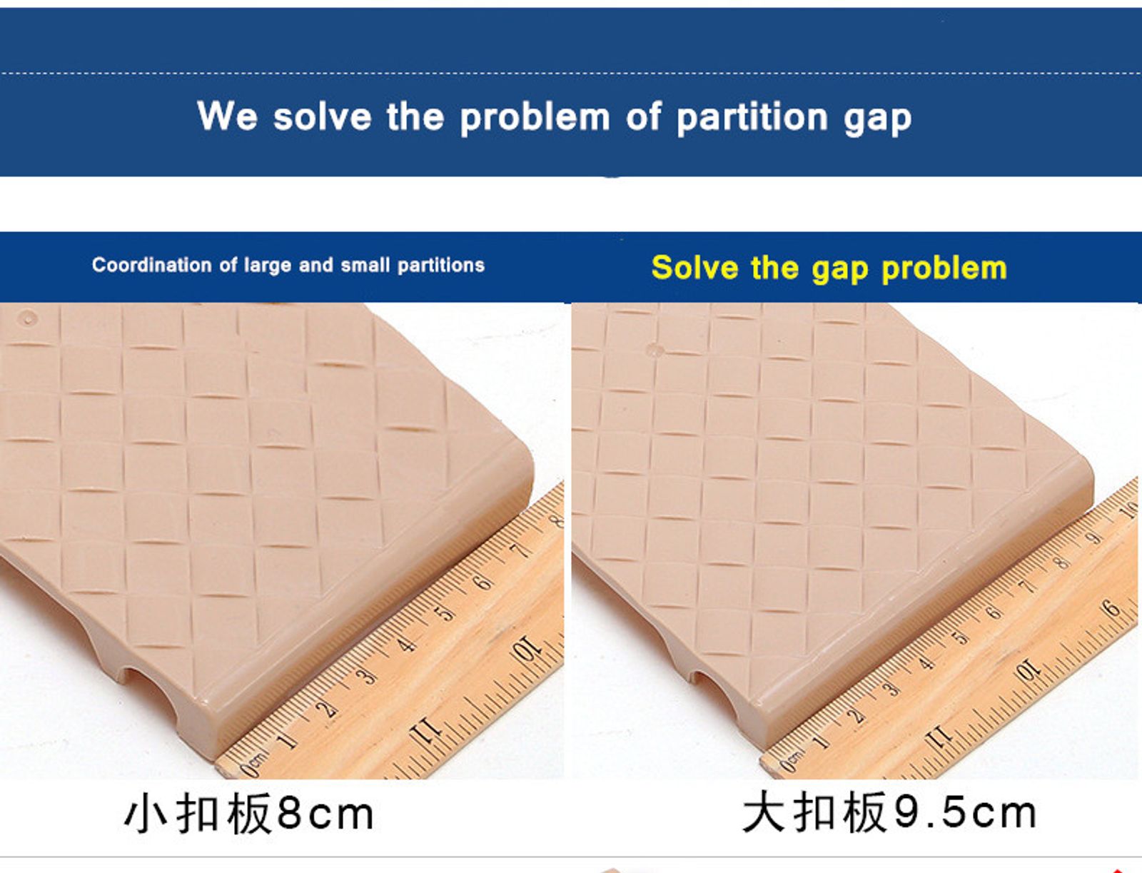 Adjustable Wall-Mounted Closet Organizer Shelf