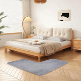 Non-Slip L-Shaped Bath Mat - Soft Absorbent Quick Dry Rug