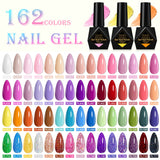 10ml Semi-Permanent Gel Nail Polish - 162 Colors