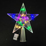 15cm Warm White LED Christmas Tree Star Decoration