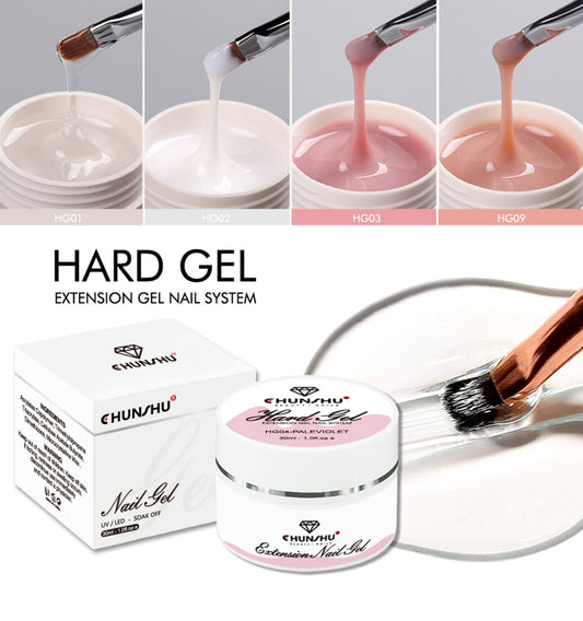 Milky White Hard Gel for Nail Extensions - 30ML
