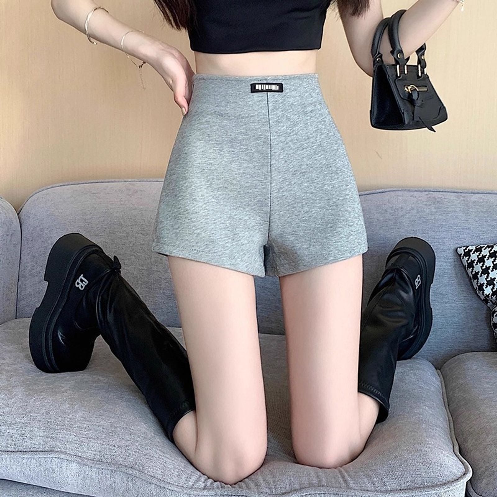Sporty Bootcut Shorts for Women - Trendy Casual Summer Wear