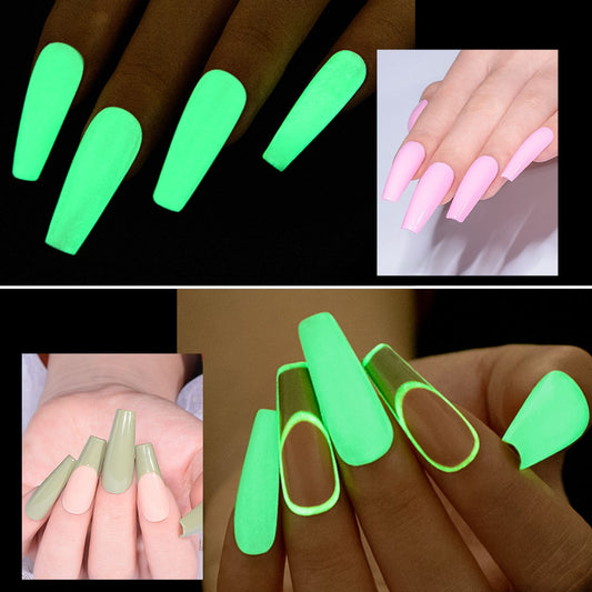 FOUR LILY Glow-in-the-Dark Green Gel Nail Polish 10ml