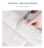 3D Self-Adhesive Antique Foam Brick Wallpaper