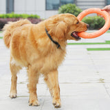 Interactive Orange Dog Toy Flying Disk for Training