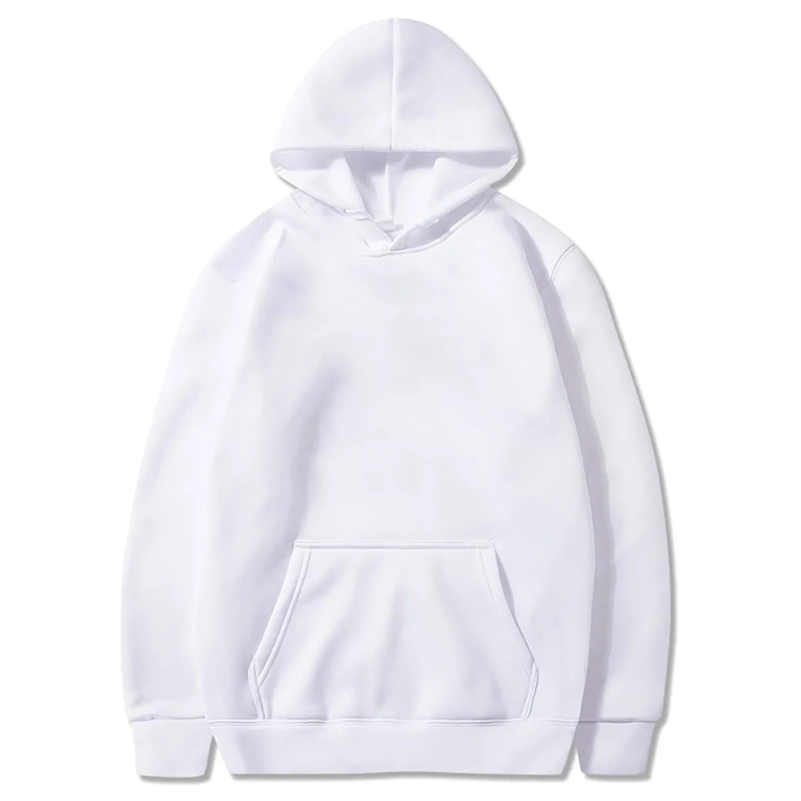 Men's Oversized Fleece Hoodie - Casual Pullover