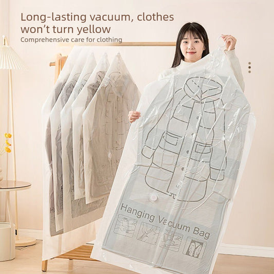 Vacuum Compression Storage Bag for Coats and Clothes