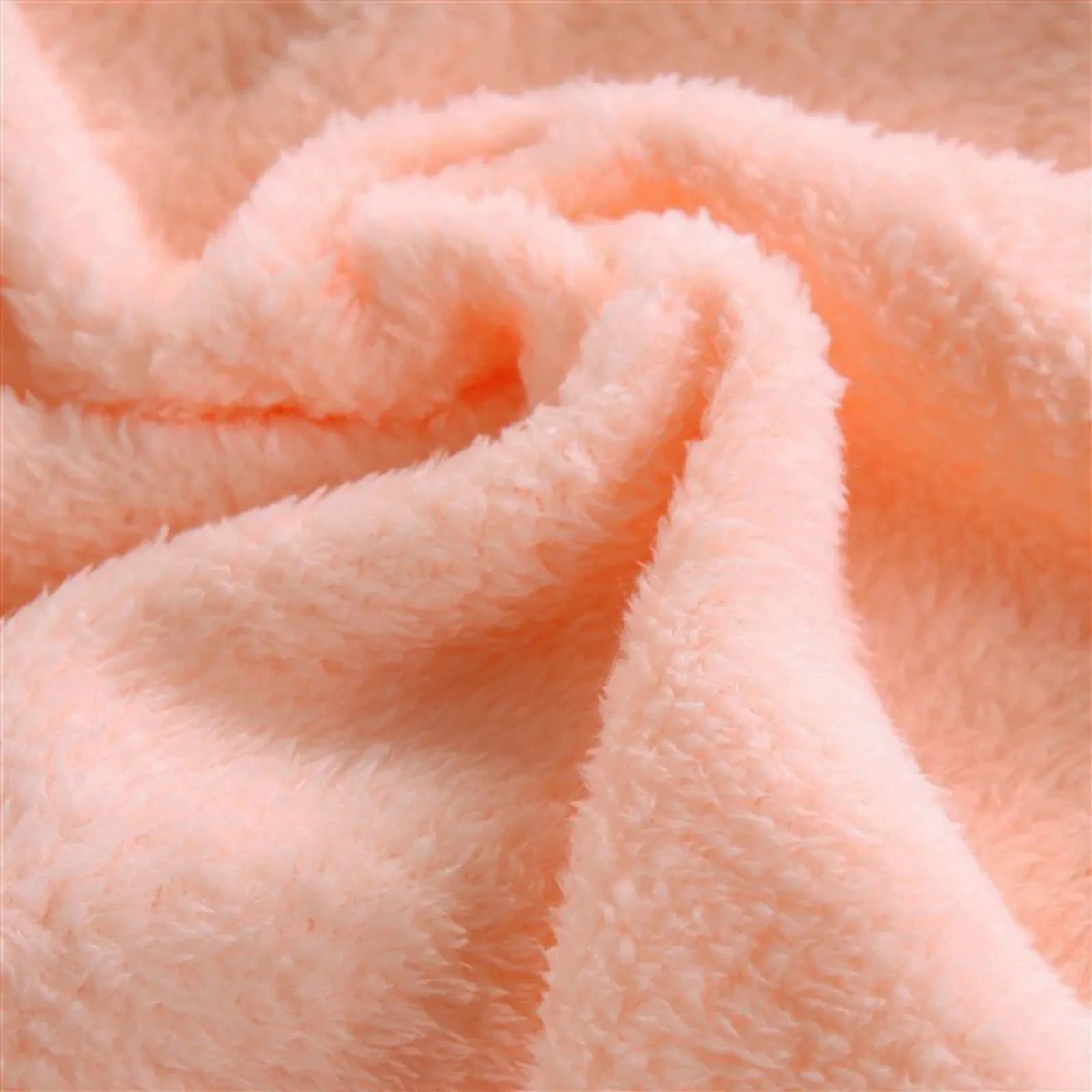 Soft Coral Fleece Flannel Blanket in Blue and Pink