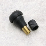 10Pcs Black Rubber Tubeless Tire Valve Stems for Cars & ATVs