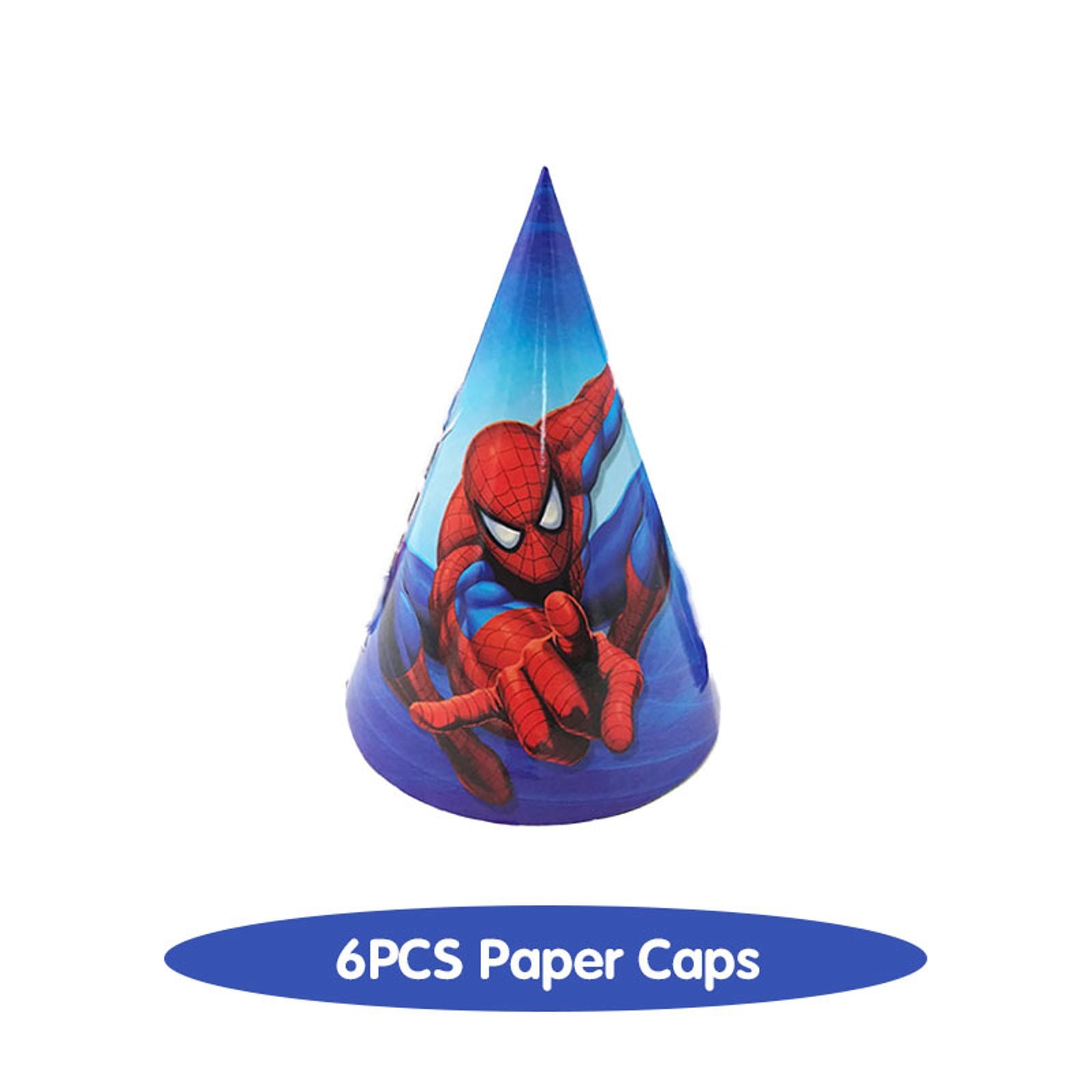 Spiderman Birthday Tableware Set for Kids