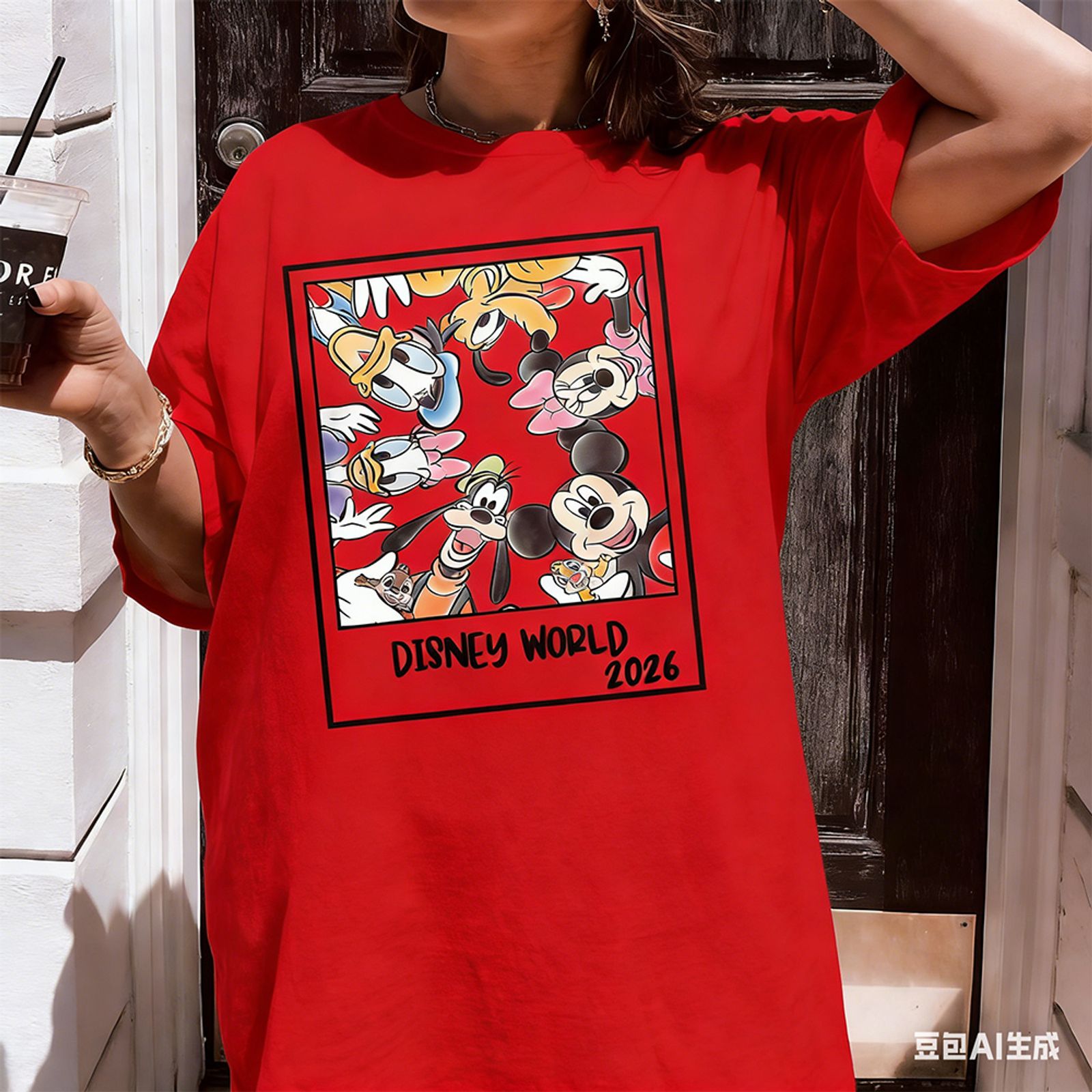 Vintage Disneyworld Mickey And Friends Summer Shirt