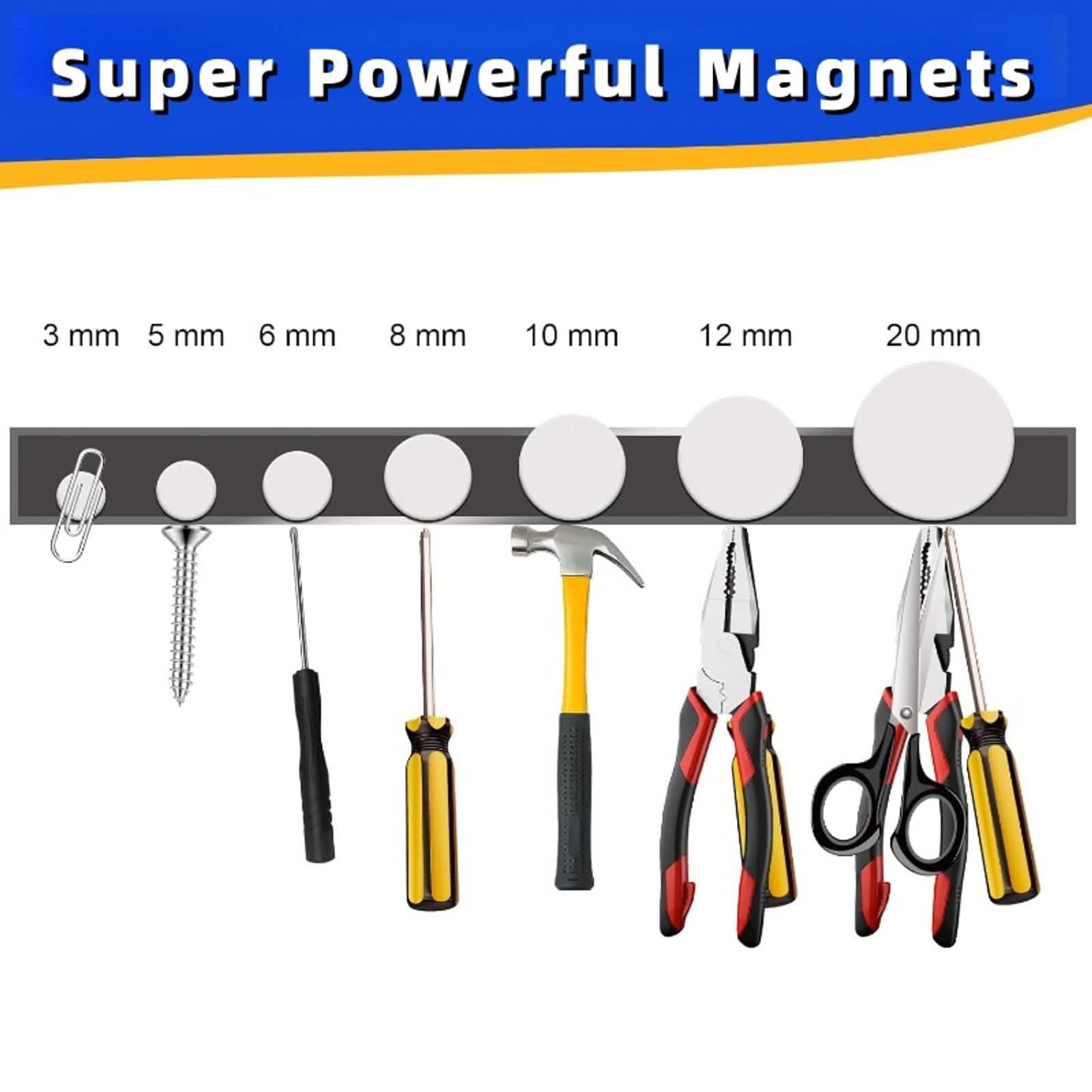 Strong Disc Magnets for Fridge, DIY Projects, and Education