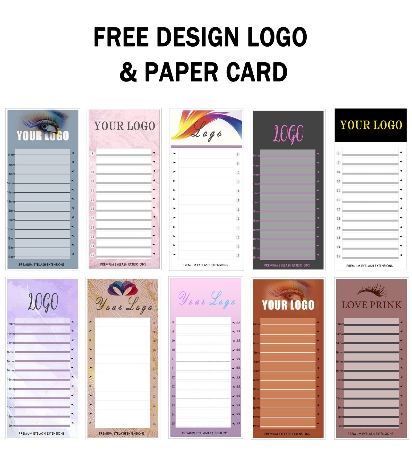 Premade Volume Fans Short Stem Russian Eyelash Extensions