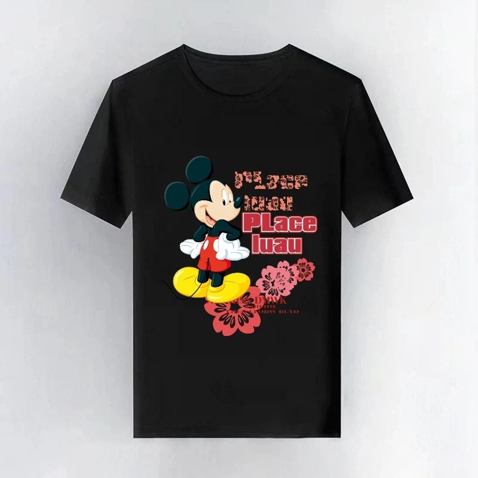 Mickey Mouse O-Neck Sporty T-Shirt for Women
