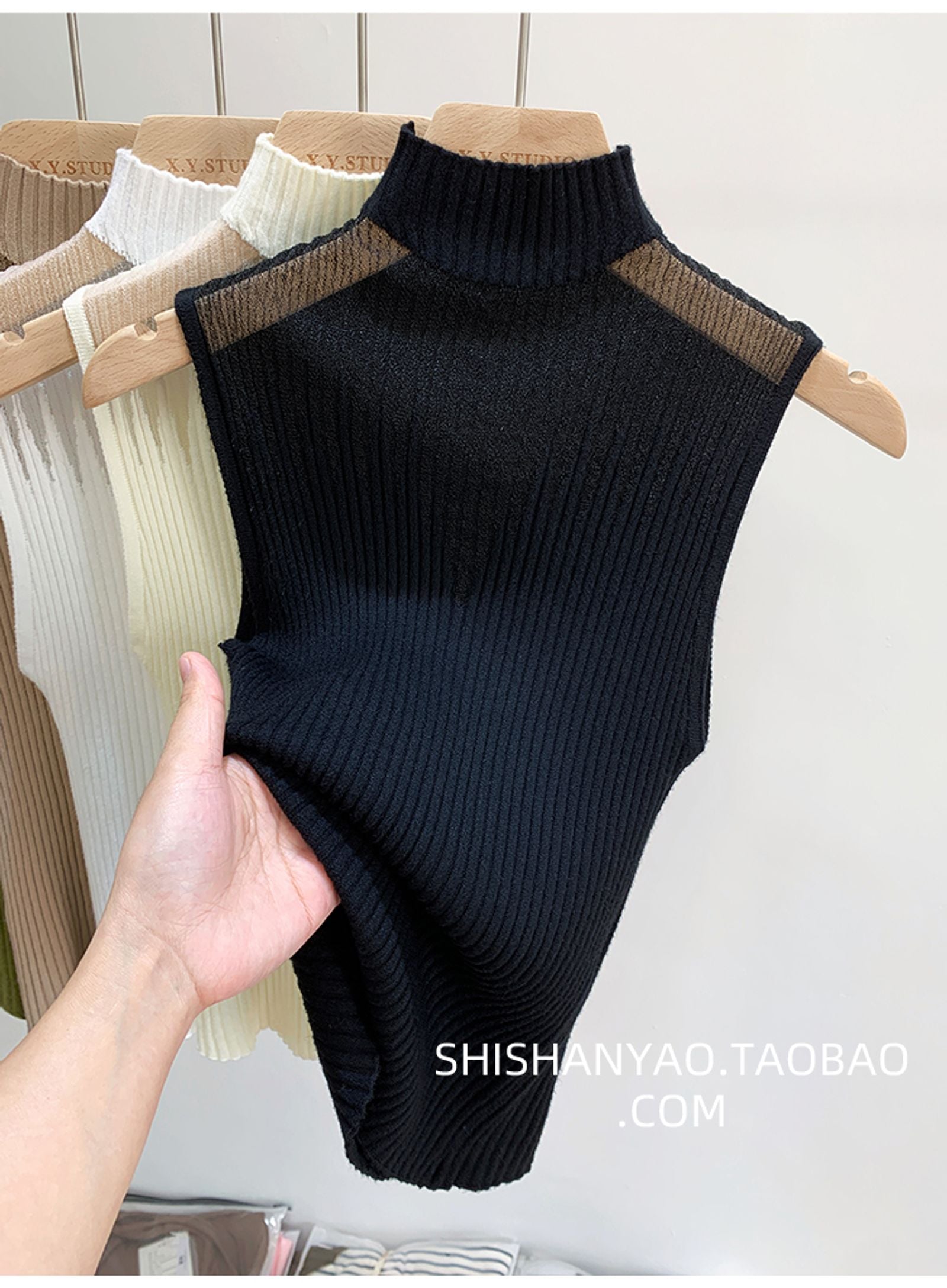 Y2K Mesh Knitted Tank Top for Women