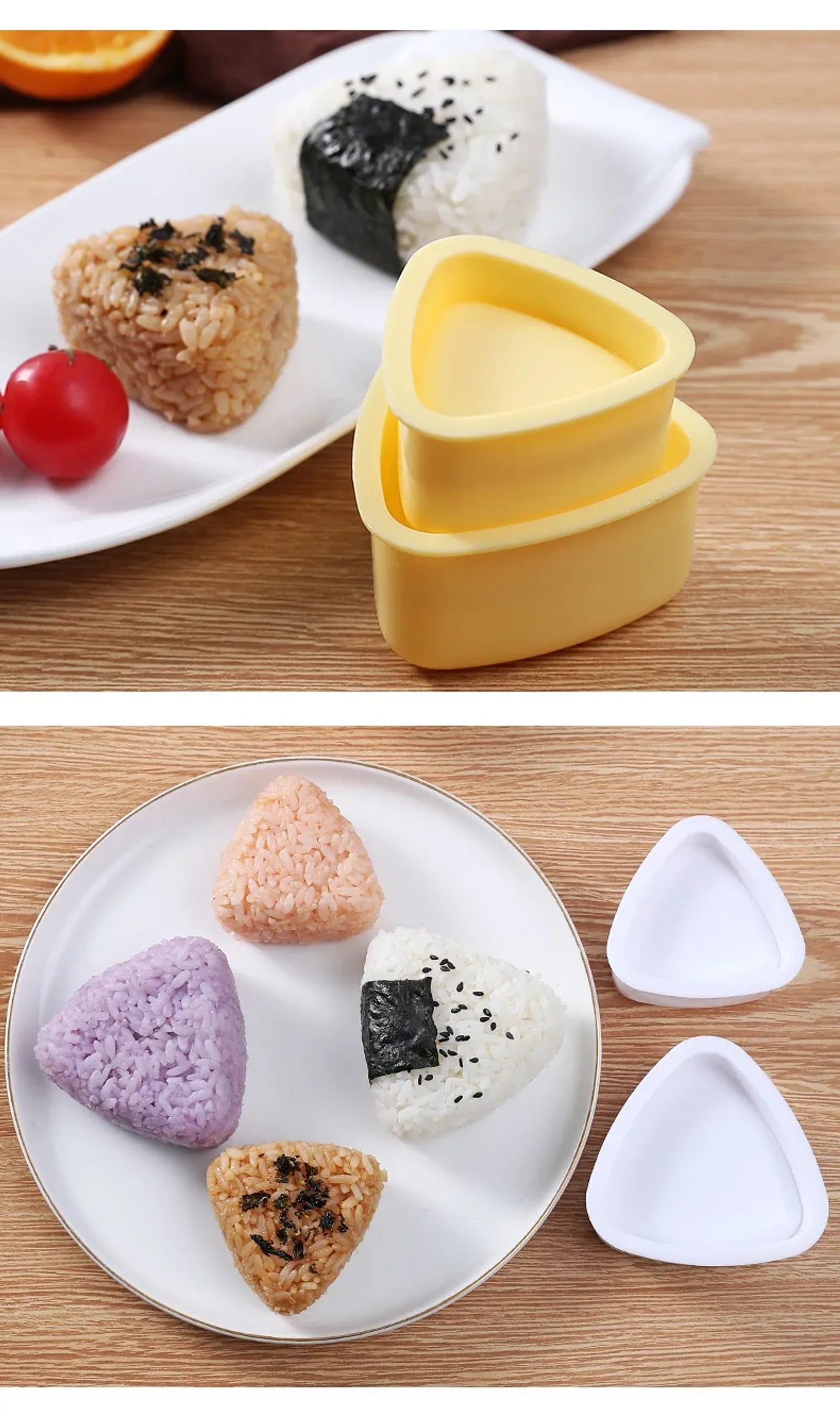 DIY Triangular Sushi Mold - Onigiri Rice Ball Maker