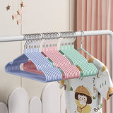 10pcs Durable No-Slip Metal Clothes Hangers