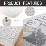 VIKAMA Christmas Tree Theme Rug and Mat Set