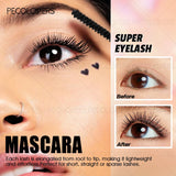 2PCS Waterproof Ultra-fine Brush Mascara for Thickening Eyelashes