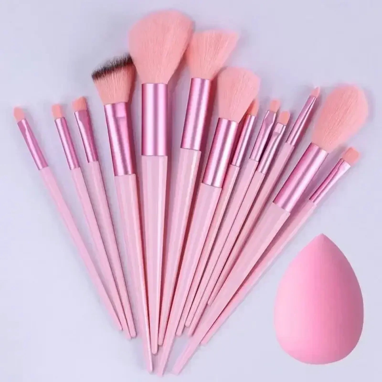 Soft Fluffy Makeup Brush Set for Foundation and Eyeshadow