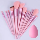Soft Fluffy Makeup Brush Set for Foundation and Eyeshadow