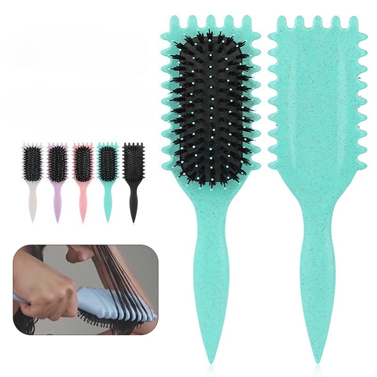 Curly Hair Styling Brush for Combing and Shaping Curls