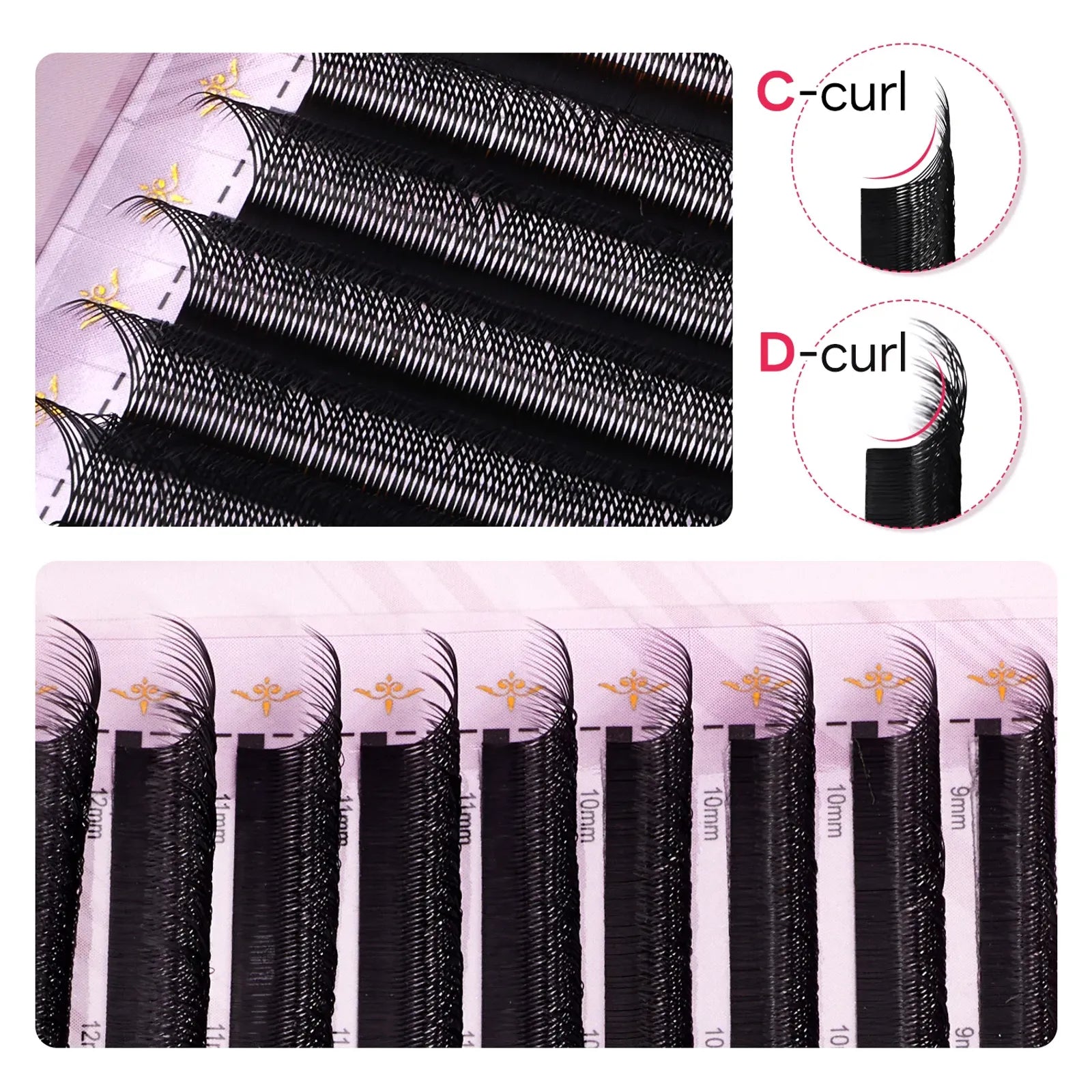 ARISON Plus 2 in 1 Magnetic Premade Volume Fans Eyelashes