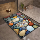 Stone Design Diatomite Bath Mat - Non-Slip & Quick Dry