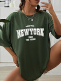 When 1968 The New York Is Young Oversized Cotton T-Shirt