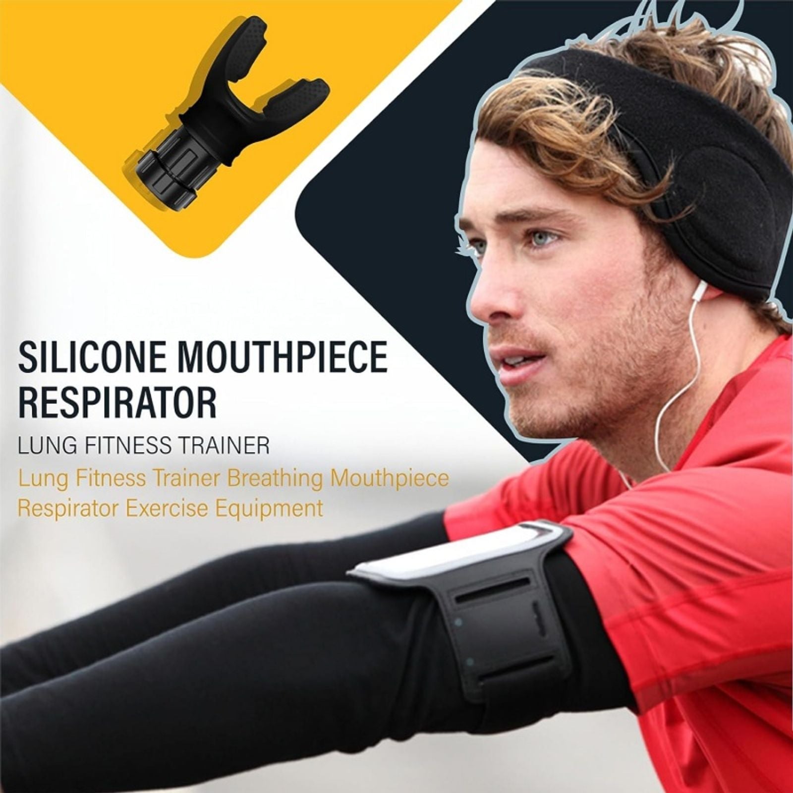 Portable Adjustable Resistance Breathing Exercise Device