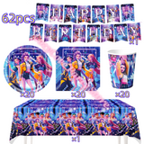 Demon Hunters Birthday Decoration Set for Girls