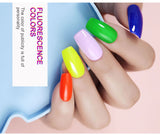 Clou Beaute 15ml Neon Gel Nail Polish & Base Top Coat