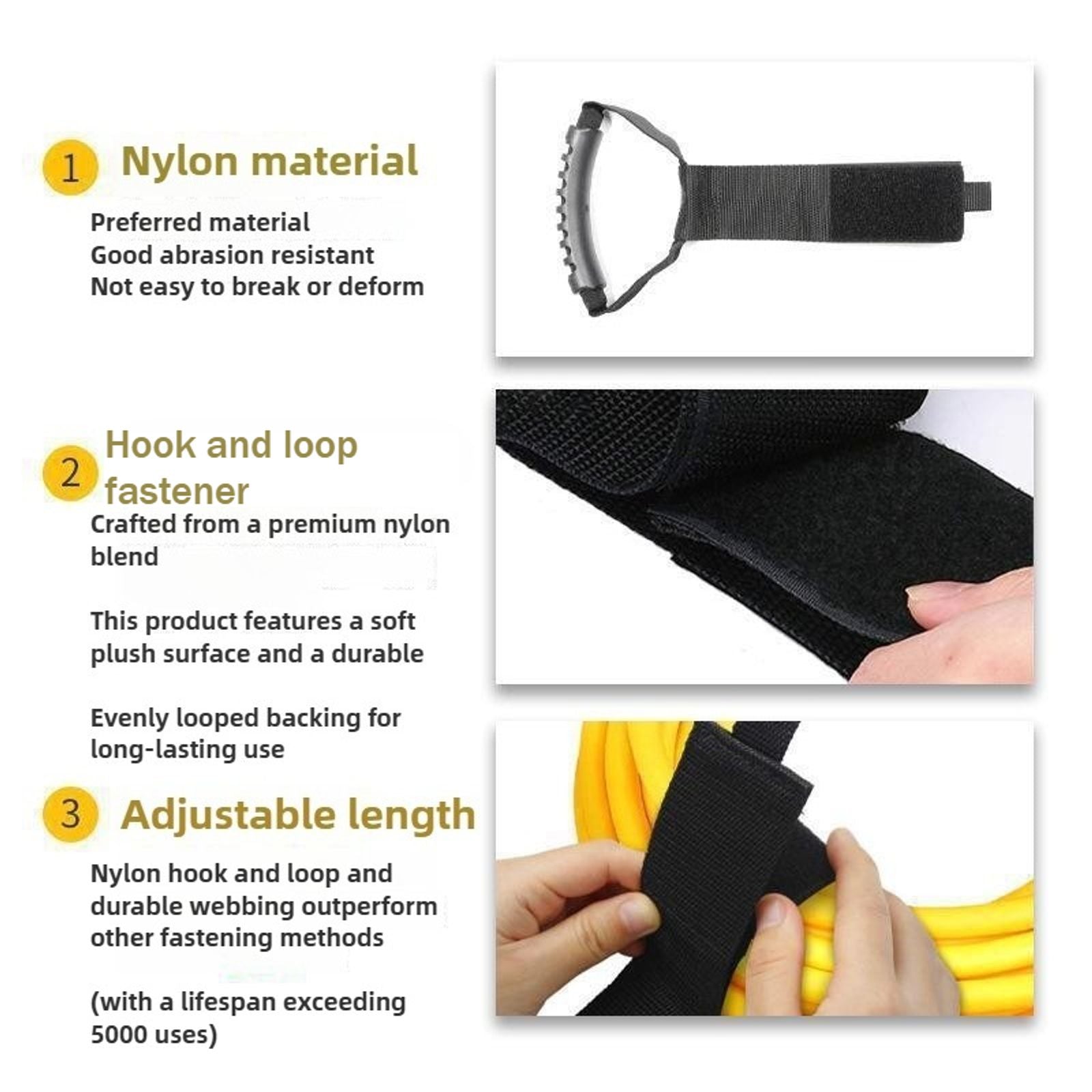 Heavy-Duty Extension Cord Organizer with Handle