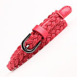 Fashion Casual Woven Leather Women's Decorative Belt