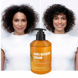 Curl Defining Cream with Argan Oil for Wavy and Curly Hair