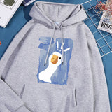 Graffiti Confusing Duck Men's Hoodie