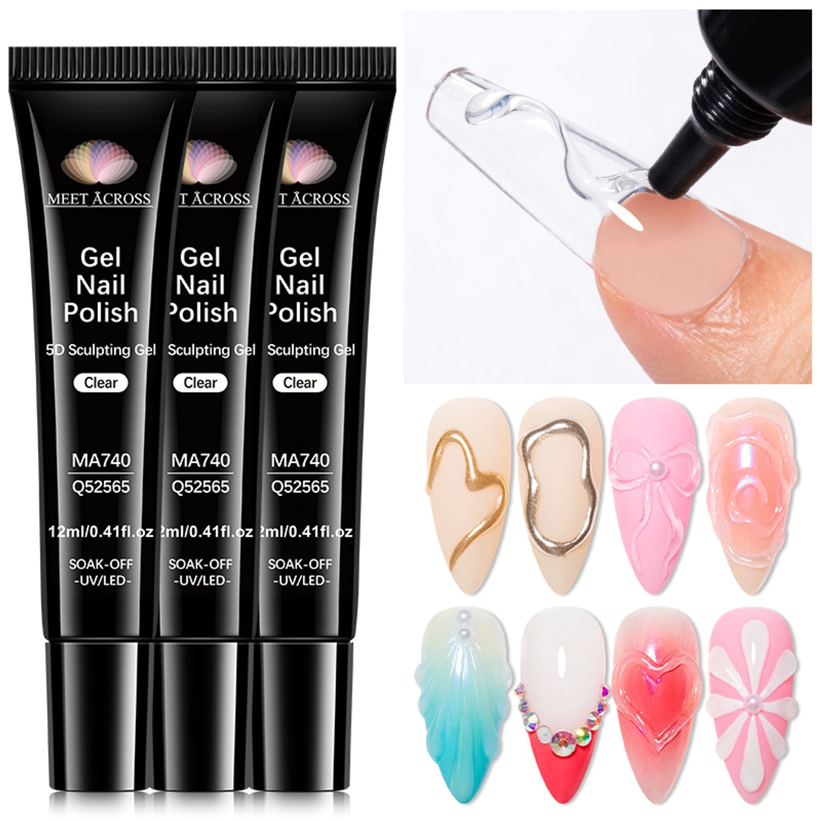 5D Sculpting Gel Polish for Nail Art - 12ml