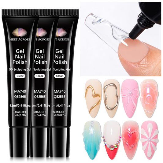 5D Sculpting Gel Polish for Nail Art - 12ml
