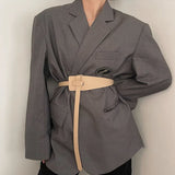 Luxury Designer Belt for Women - Soft PU Leather