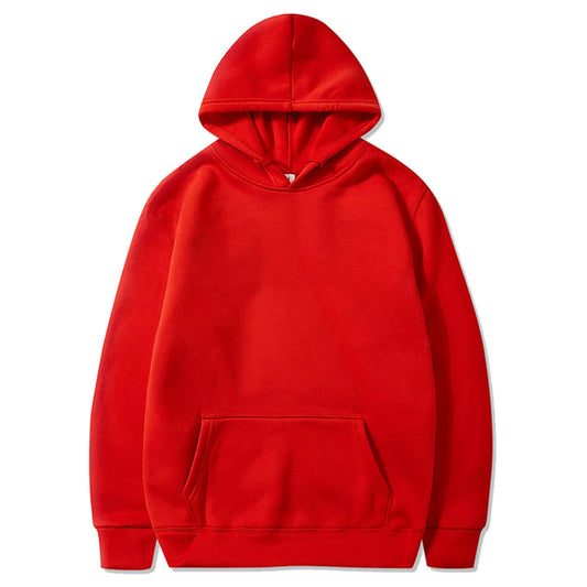 Men's Oversized Fleece Hoodie - Casual Pullover