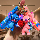 Disney Character Keychain - Mickey, Minnie, Lilo & Stitch