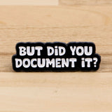 Funny Feminism Quotes Enamel Pin - Silly Goose Brooch