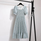 Spring Summer Chiffon A-line Dress for Women