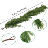 180cm Norfolk Pine Christmas Garland - Artificial Decoration