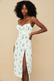 Women's Elegant Floral Beach Long Dress