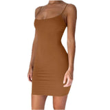 Women’s Summer Spaghetti Strap Mini Dress