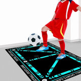 Soccer Training Mat with Multi-Color Line Markings