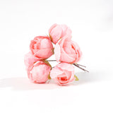 11cm Silk Artificial Rose Flowers Bouquet - 1/3/5 Pieces