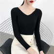 Women’s Knitted V-Neck Pullover Sweater