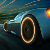 Luminous Car Tire Valve Caps - Fluorescent Glowing Decor